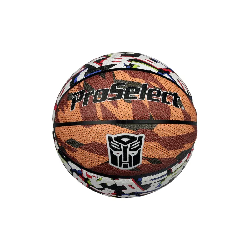 ProSelect Transformer Collection Size 5 Ball Indoor, Outdoor, All Basketball PU Brown-0