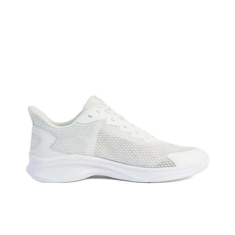 KELME Anti Slip And Wear Resistant Coverage Low Top Casual Running Shoes Unisex White-1