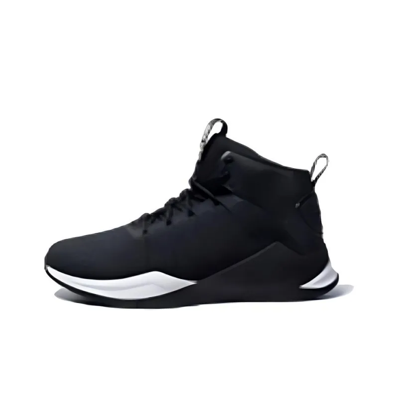 KELME Anti-Slip Wear-Resistant High-Top Basketball Shoes Men's Black-2
