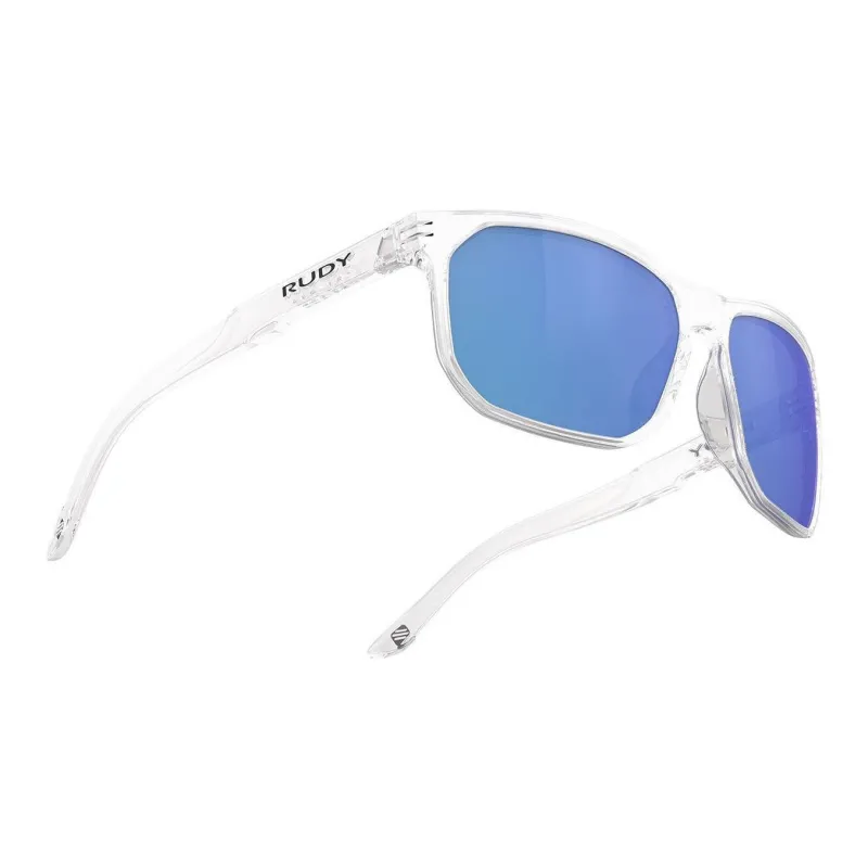 RUDY PROJECT Synthetic Fiber Rectangular Sunglasses Unisex White-3