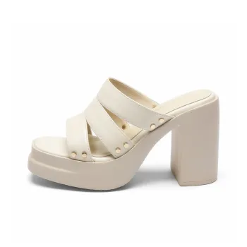 ZHR Stud Abrasion-Resistant Slide Slippers Women's