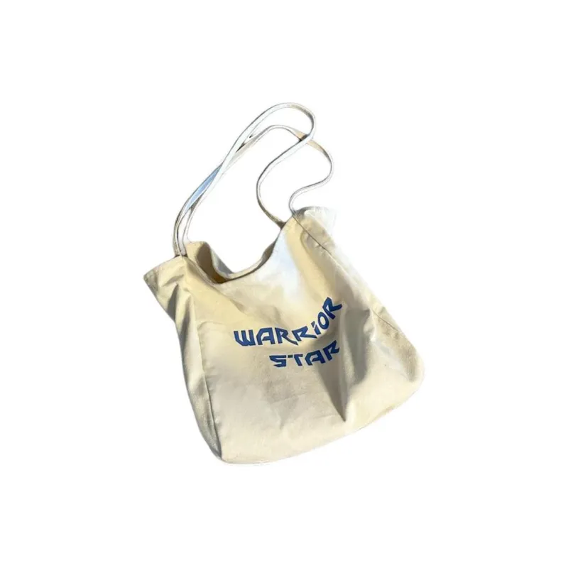 Warrior Canvas Bag Handbag Shoulder Bag Women's White-4