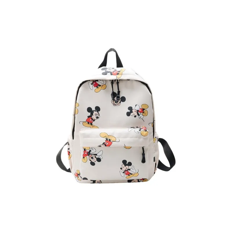 Disney Nylon Backpack Unisex White Beige Pink Blue-2