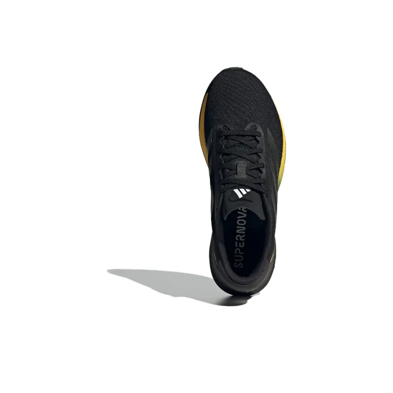 Adidas Supernova Eterno Anti Slip Wear Resistant Low Top Running Shoes Men's Black Gold-3
