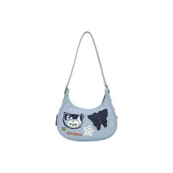 Disney Duffy And Friends Cowboy Style Series Denim Shoulder Bag Women's Blue