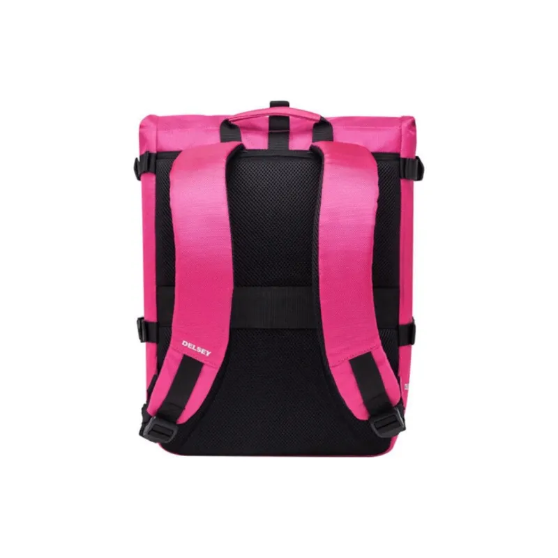 DELSEY Polyester Backpack Unisex Pink-2