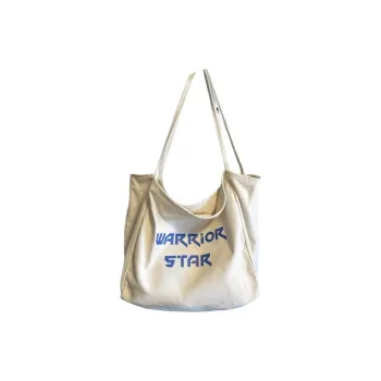 Warrior Canvas Bag Handbag Shoulder Bag Women's White