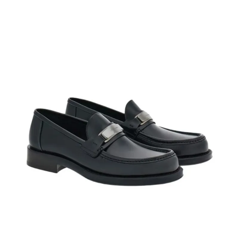 Ferragamo Loafers Men Black-2