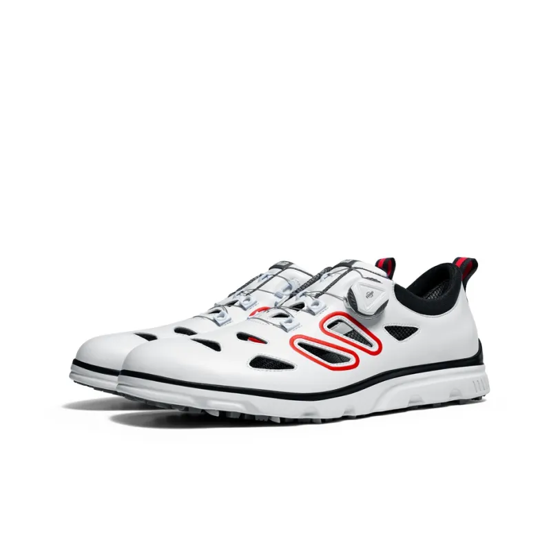 PGM Cushioning Wear Resistant Golf Shoes Men's White-4