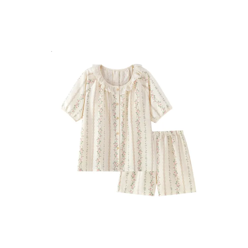 O'MESIK Pajama Set Women's Apricot-0