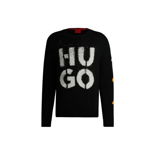 HUGO BOSS Sweaters Men Black