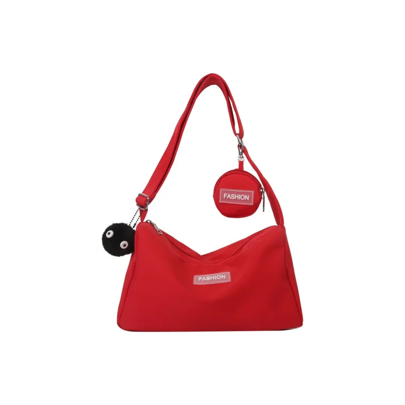 Elsvet Oxford Shoulder Bag Unisex Red, Pink, White, Black-0