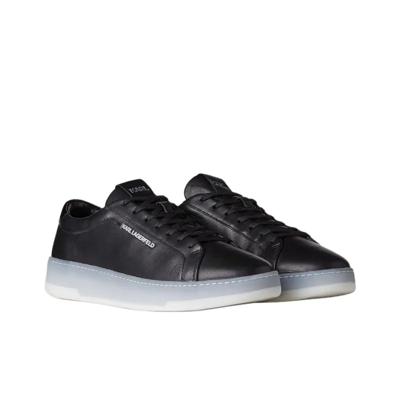 KARL LAGERFELD Kourt III Low Top Skateboard Shoes Men's Black-2
