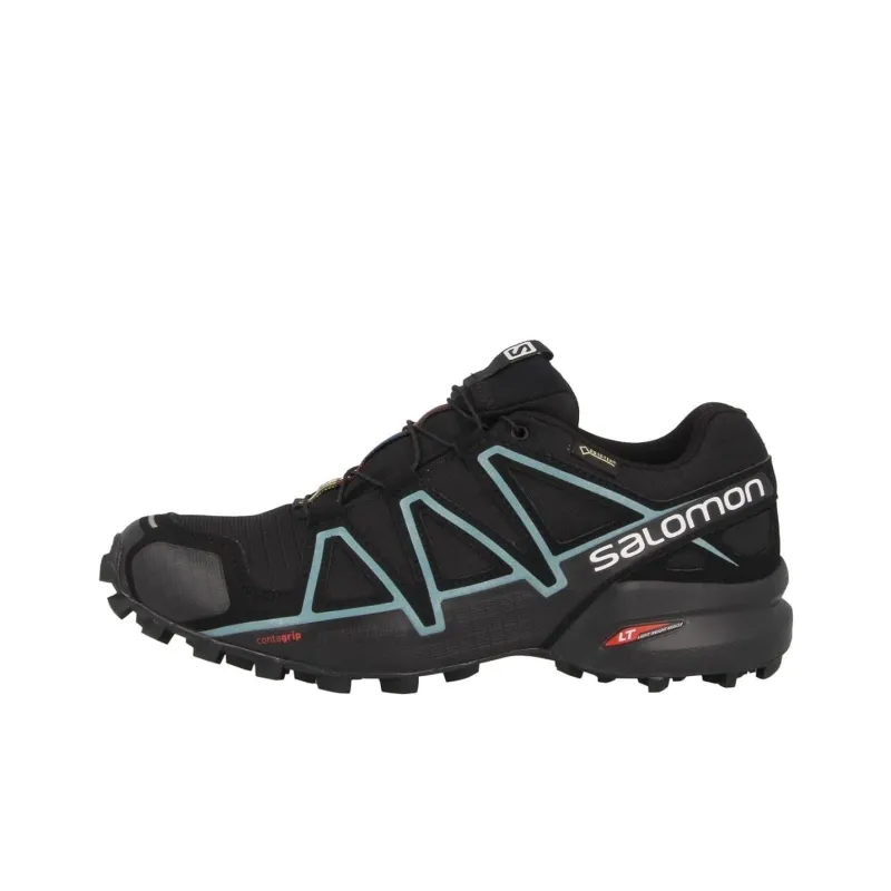 SALOMON CROSS Anti-Slip Wear-Resistant Low-Top Running Shoes Women's Black-0
