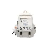 White Graffiti Smiley Face
