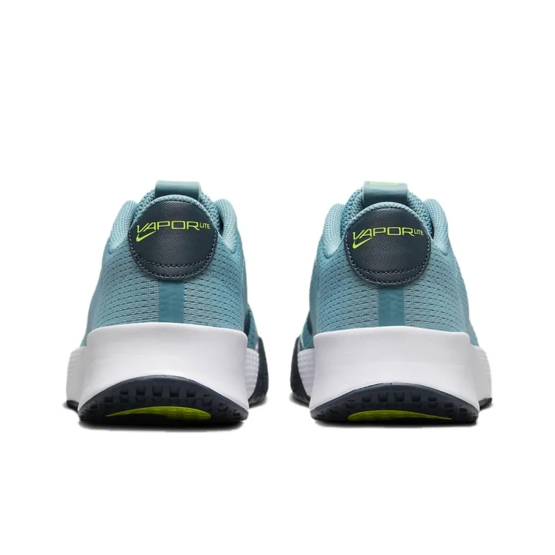 Nike Court Vapor Lite 2 Abrasion Resistant Breathable Low Top Tennis Shoes Men's Blue-3