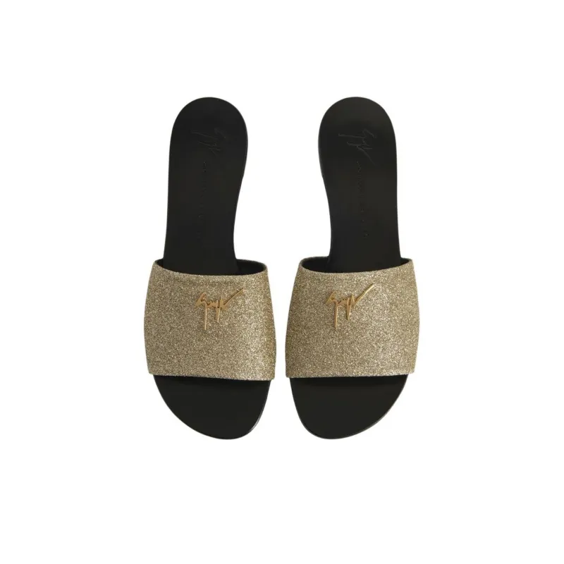 Giuseppe Zanotti Shirley Appliqué logo Slides Women's-3
