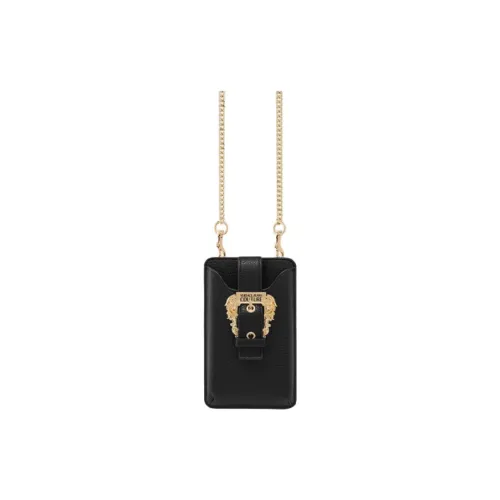 VERSACE JEANS COUTURE Artificial Leather Shoulder Bag Crossbody Bag Mini Women's Black