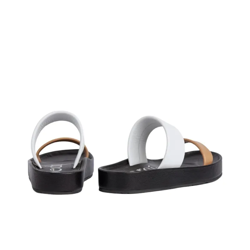 Pedro García Slide Slippers Women's Beige Blue-5