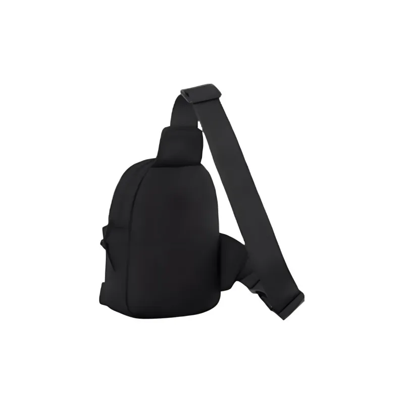 Warrior Nylon Fabric Sling Bag Small Size Unisex White/Black-3