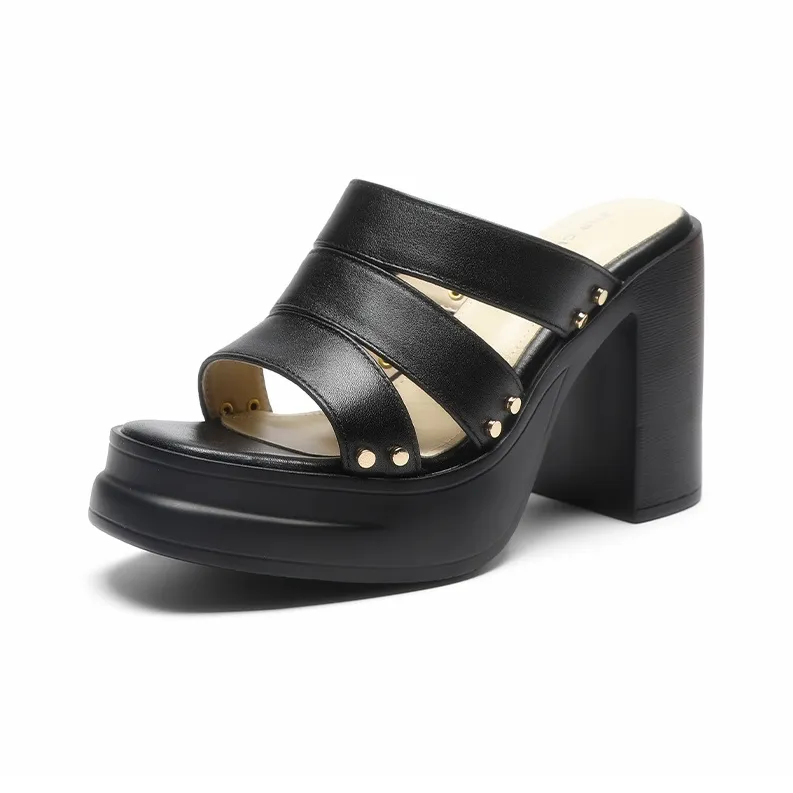 ZHR Stud Abrasion-Resistant Slide Slippers Women's-8