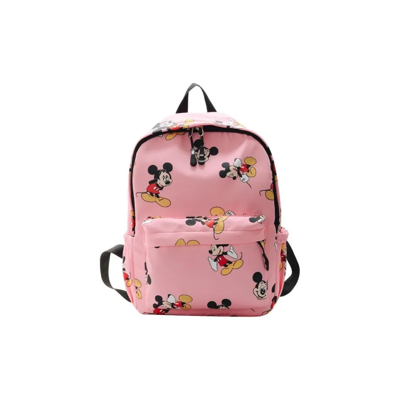 Disney Nylon Backpack Unisex White Beige Pink Blue-7