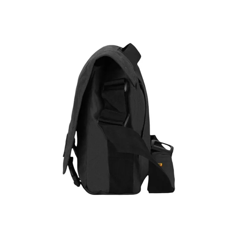 CAT Polyester Shoulder Bag, Crossbody Bag Tubas Men's Black Gray-3