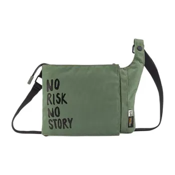 Vans × Asian Artist, Collaboration Edition Polyester Crossbody Bag, Shoulder Bag Unisex Green