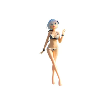 BANPRESTO Rem Glass Factory Zero Starting Life In Another World Swimsuit Rem Scale Figures 22cm
