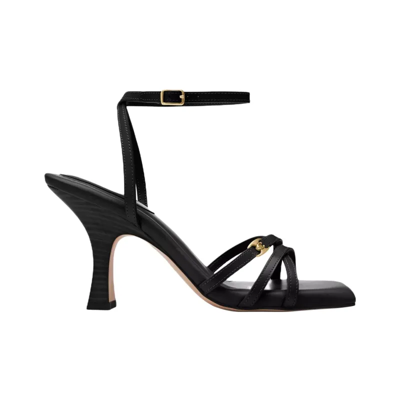 COACH Kelsey Strap Sandals 9cm Women's Black-1