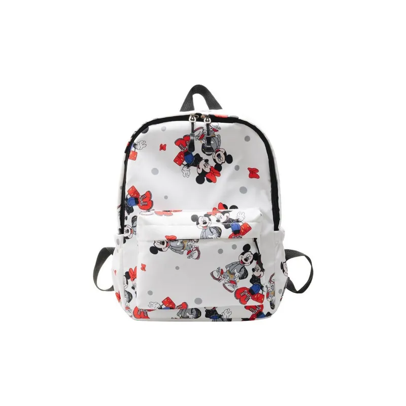 Disney Nylon Backpack Unisex White Beige Pink Blue-0