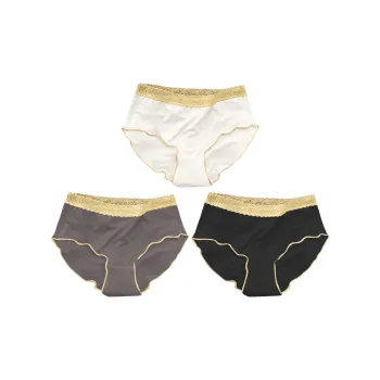 Flowers In Water Underpants Women's 3 Pack