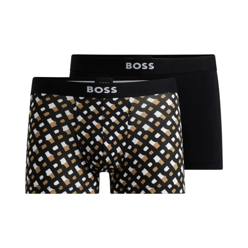 HUGO BOSS Logo waistband Boxers Pack Of Two-0