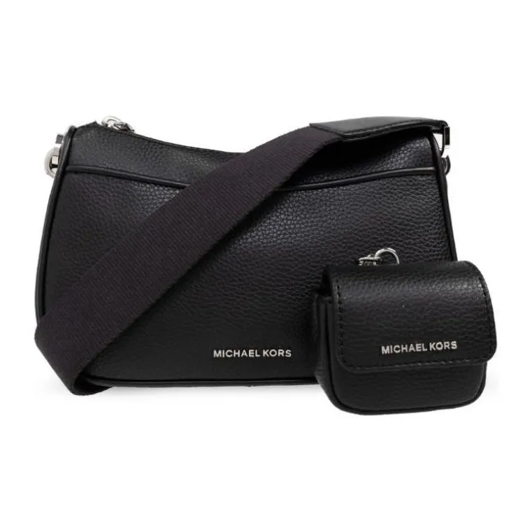 MICHAEL KORS Jet Set Leather With Polyurethane Shoulder Bag, Crossbody Bag Women's Black-2