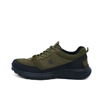 ENRICO COVERI Ankafree Breathable Lightweight Low-Top Casual Shoes Unisex Army Green