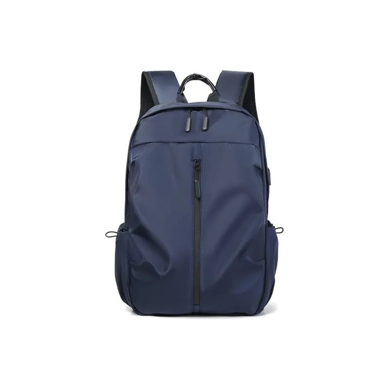 GEERDUN Nylon Backpack Regular Men's Black/Gray/Blue-3