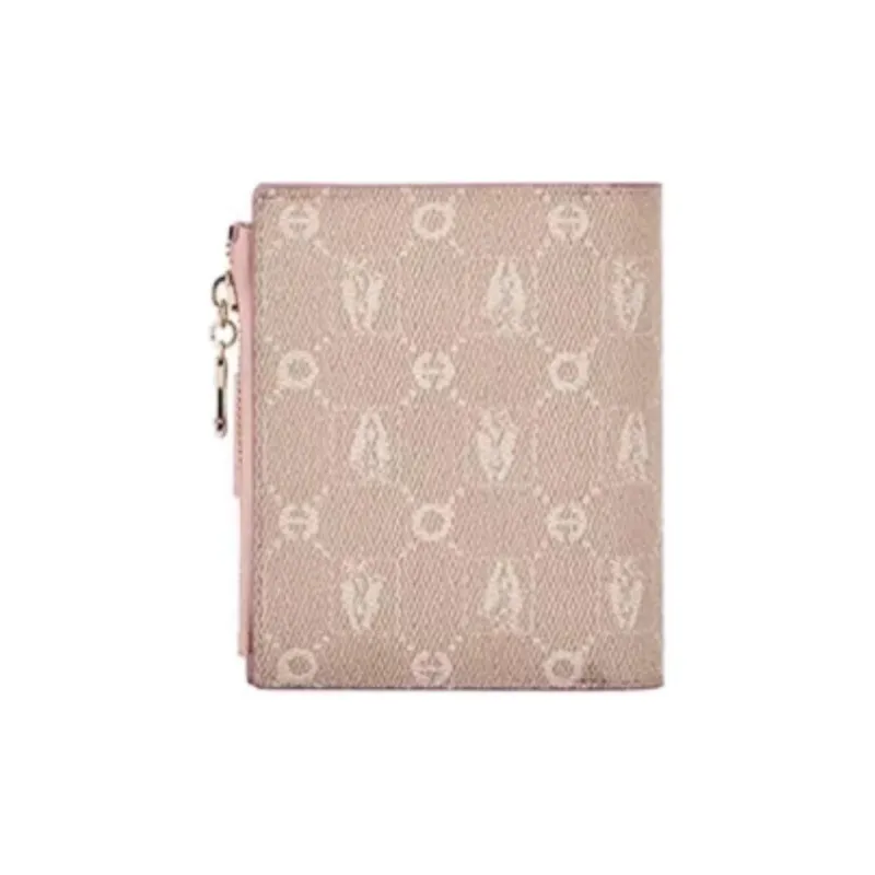 Hush Puppies Synthetic Leather Wallet Mini Women's Khaki/Beige Apricot-5
