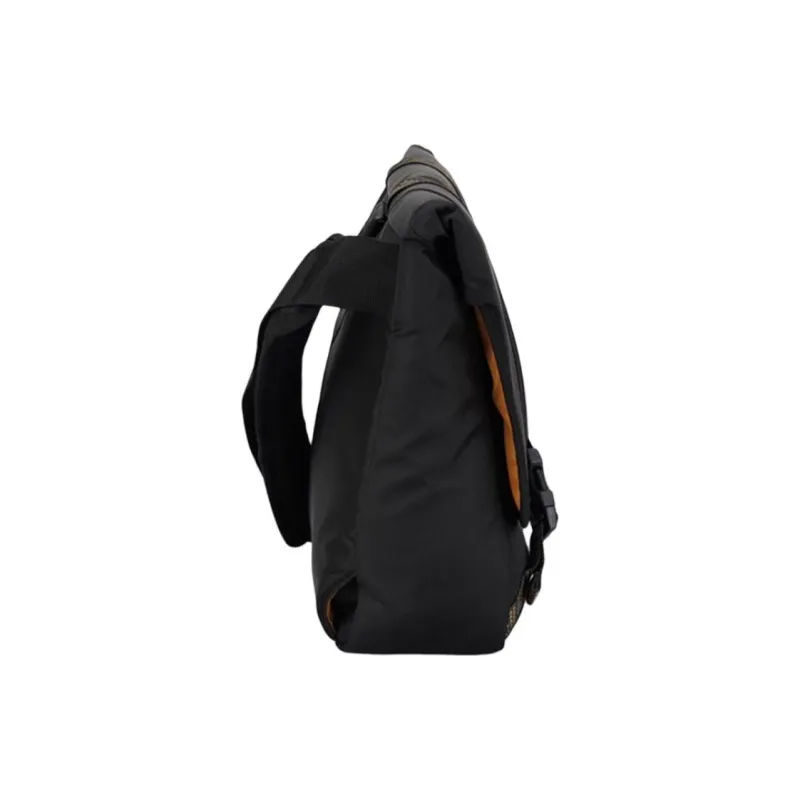 CAT Polyurethane With Polyester Shoulder Bag, Crossbody Bag Tubas Men's Black-4