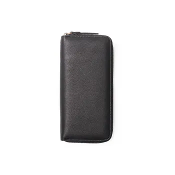 LARTIGENT Cow Leather Clutch Regular Men's Black/Royal Blue