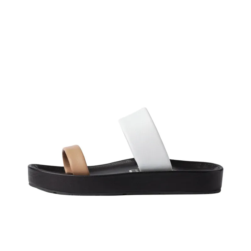 Pedro García Slide Slippers Women's Beige Blue-0