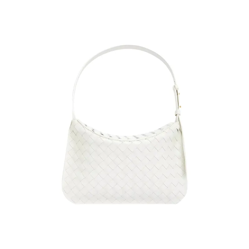 Bottega Veneta Cow Leather Handbag, Shoulder Bag Women's White-1