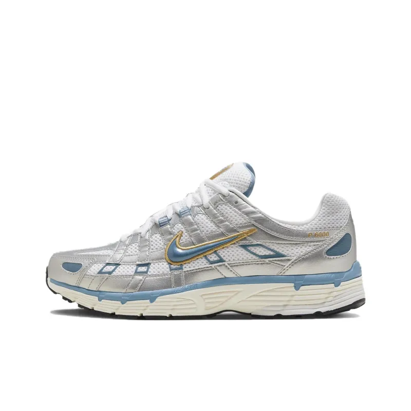 Nike P 6000 Metallic Silver Aegean Storm-0