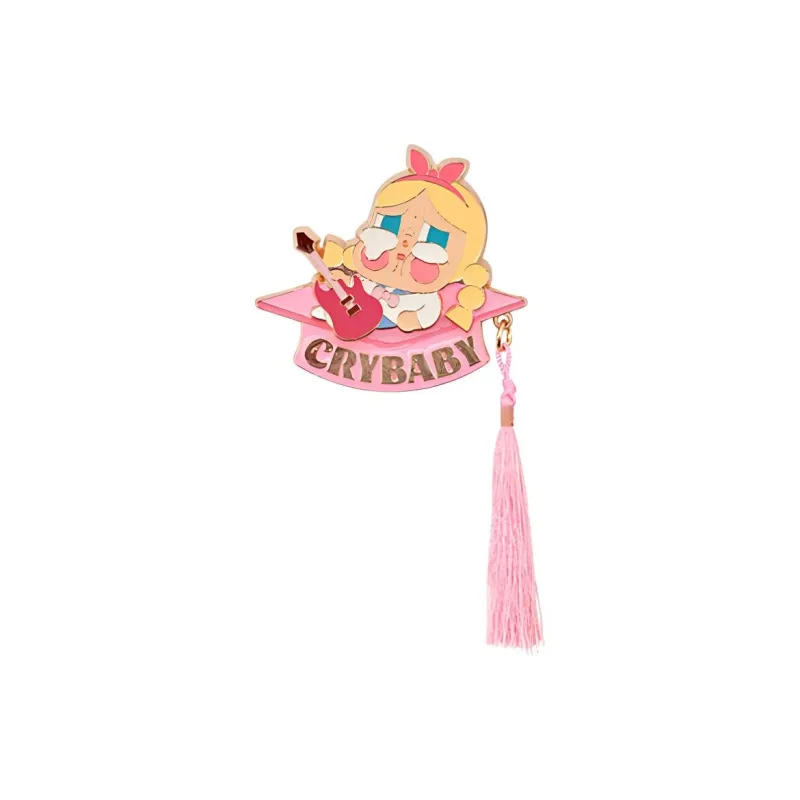 POP MART CRYBABY Sunset Concert Collection Badge Blind Box Products Single Mystery Box/Full Box 6 Pcs-2