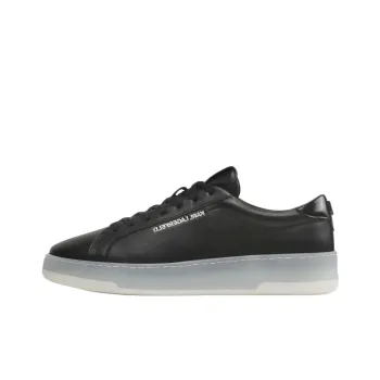 KARL LAGERFELD Kourt III Low Top Skateboard Shoes Men's Black