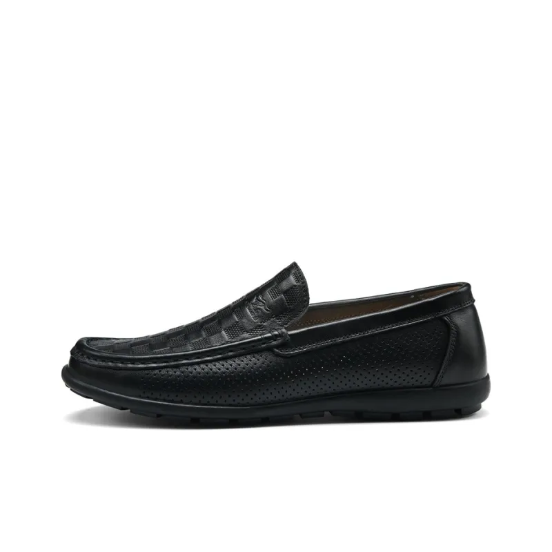 SEPTWOLVES Gommino Loafers Men Black/White-0