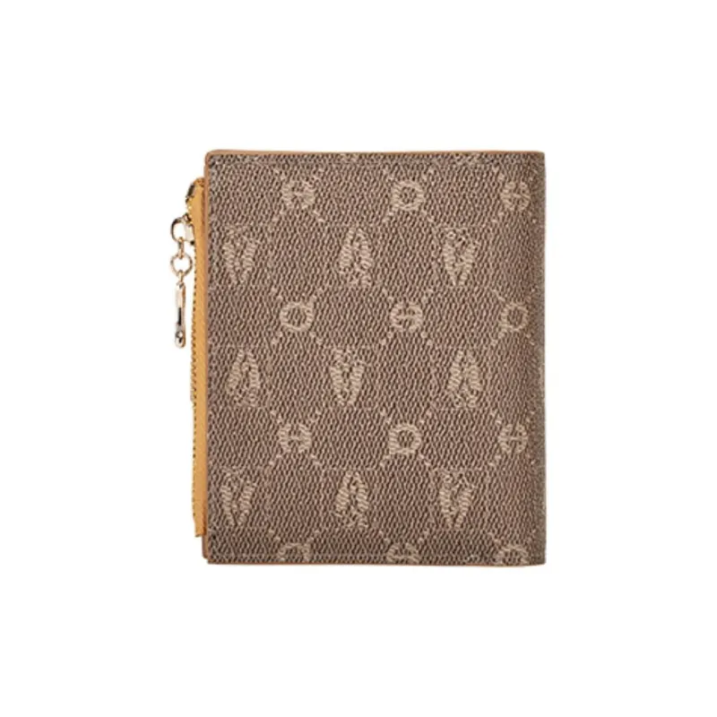 Hush Puppies Synthetic Leather Wallet Mini Women's Khaki/Beige Apricot-2
