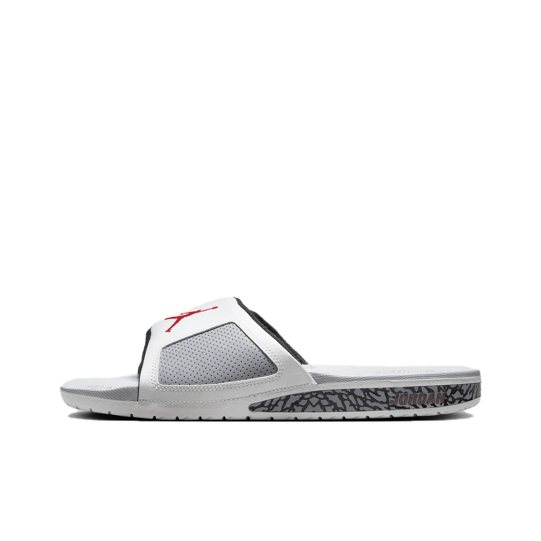 Jordan Hydro 3 Slide Slippers Men Mountain White Concrete Gray Black Fire Red