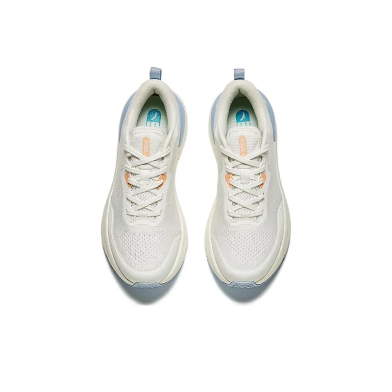 Anta Breathable Lightweight Low Top Running Shoes Women's White Blue-2