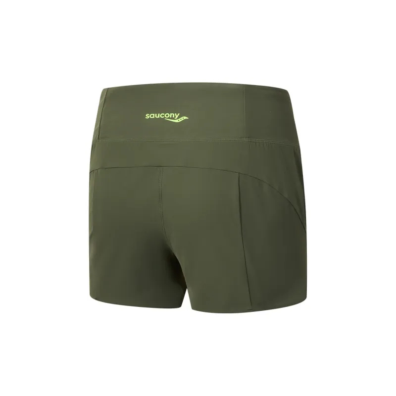 Saucony Sports Shorts Women's Coffee Brown-1
