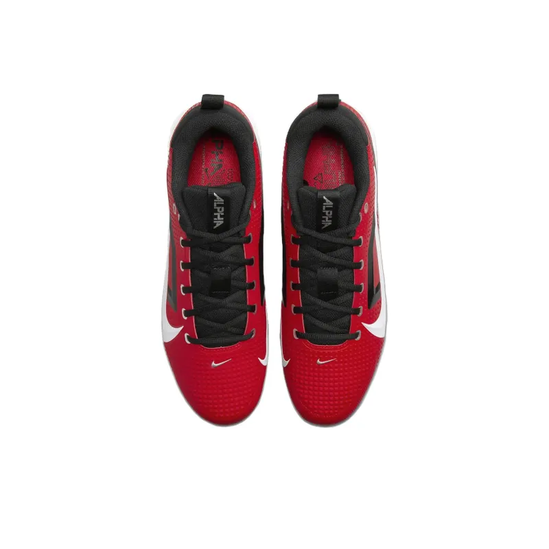 Nike Alpha Menace 4 Varsity University Red Metallic Silver Team Red White-3